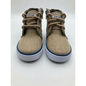 Nautica Leeway Toddler Tan White Blue Sneaker